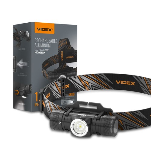 10W LED Wiederaufladbare Stirnlampe - 5000K, USB-C, 1200lm