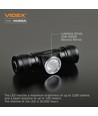 10W LED Wiederaufladbare Stirnlampe - 5000K, USB-C, 1200lm