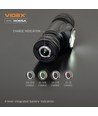 10W LED Wiederaufladbare Stirnlampe - 5000K, USB-C, 1200lm