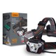 20W LED-Stirnlampe, Wiederaufladbar - 1400lm, starkes Licht, Qualitätsmodell, IP65