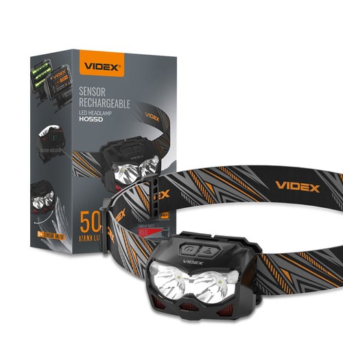 LED-Stirnlampe 2x5W Hauptscheinwerfer - 5000K, Helligkeit: 500lm