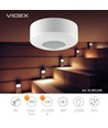 PIR Sensor für Decke/Wand, 360° - 1200W, IP20, weiß, Reichweite 2-8m