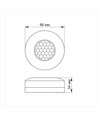 PIR Sensor für Decke/Wand, 360° - 1200W, IP20, weiß, Reichweite 2-8m