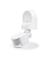 Infrarot PIR Bewegungsmelder, weiß - 180° Winkel, 1200W, IP44 Außenbereich, Zeit und Helligkeit einstellbar