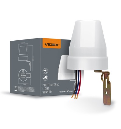 10A Dämmerungsschalter - IP44, Lichtsensor für Innen- und Außenbereich