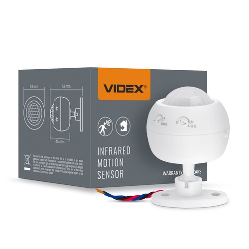Infrarot Bewegungsmelder - 360 Grad, 1200W, IP20 Innenbereich, Reichweite bis 8m