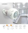 Infrarot Bewegungsmelder - 360 Grad, 1200W, IP20 Innenbereich, Reichweite bis 8m