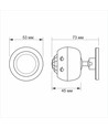 Infrarot Bewegungsmelder - 360 Grad, 1200W, IP20 Innenbereich, Reichweite bis 8m