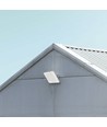 100W LED Fluter - 150lm/W, IP65, Grau, 5000K, Außenbereich