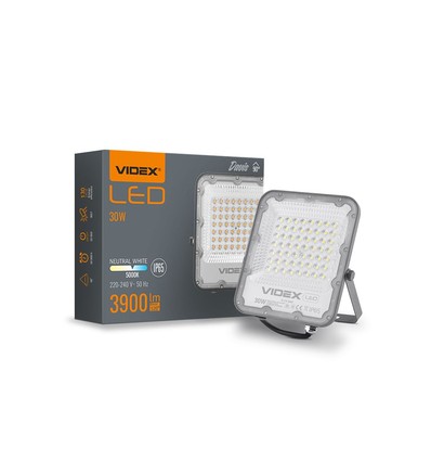 30W LED Fluter - 130lm/W, 3900lm, IP65, 5000K, Außenbereich, Arbeitsleuchte