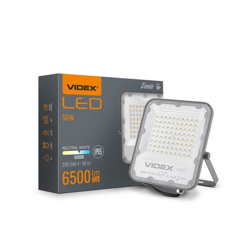 50W LED Fluter - 130lm/W, IP65, 5000K, 90 Grad, Außenbereich