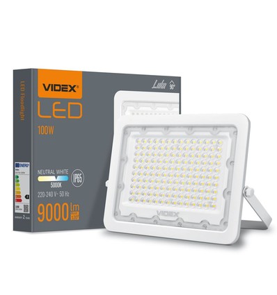 100W LED Flutlichtstrahler - 5000K, IP65, IK07, 90° Abstrahlwinkel, Außenbereich