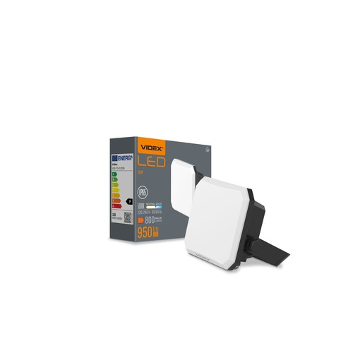 10W LED Flutlichtstrahler - 95lm/W, IP65, 5000K, schwarz, Außenbereich