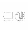 10W LED Flutlichtstrahler - 95lm/W, IP65, 5000K, schwarz, Außenbereich