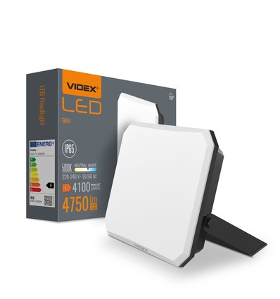 50W LED Flutlichtstrahler - 4100lm, IP65, schwarz, Außenbereich, 5000K neutralweiß