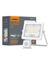 20W LED Fluter mit Sensor - 6500lm, IP65, IK07, grau, Außenbereich