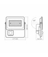 30W Luka LED Fluter mit Sensor - 90lm/W, IP65, weiß, 5000K, Außenbereich