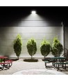 50W LED Fluter mit Sensor - 130lm/W, IP65, 5000K, grau, Außenbereich, Arbeitsleuchte