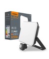 50W LED Fluter mit Sensor - 4750lm, IP65, 5000K, schwarz, Außenbereich, Arbeitsleuchte