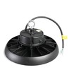 100W LED Hallenstrahler, 180lm/W - IP65, 5000K, 120 Grad, schwarz, Industrieleuchte
