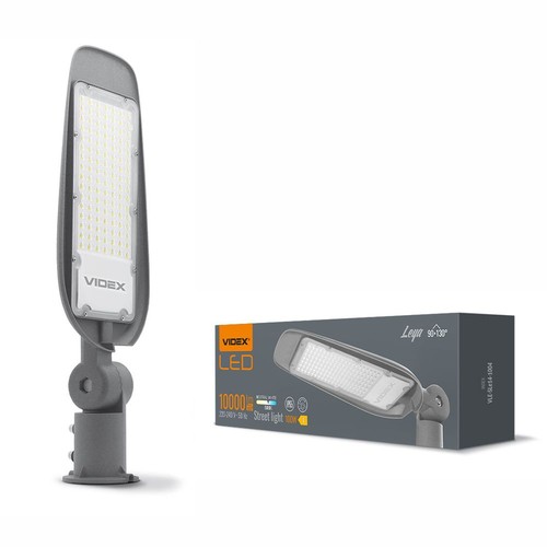 100W LED Straßenleuchte - Ø65mm, IP65, 5000K