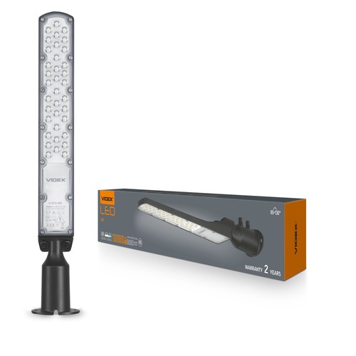 100W LED Straßenleuchte - Ø60mm, IP65, 5000K