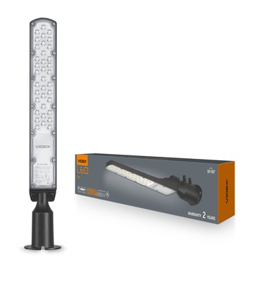 100W LED Straßenleuchte - Ø60mm, IP65, 5000K