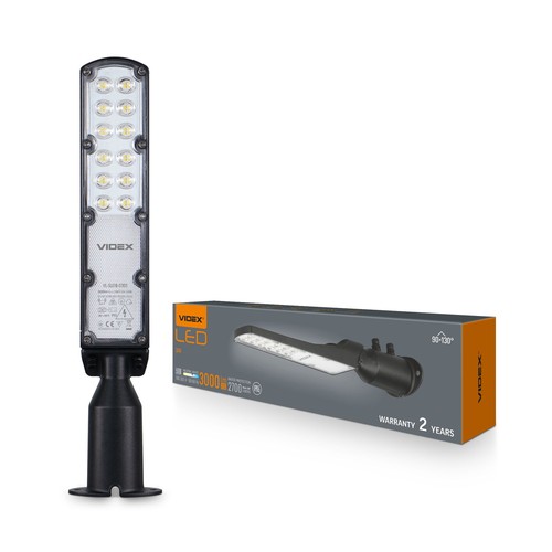 30W LED-Straßenlampe - Ø60mm, IP65, 5000K