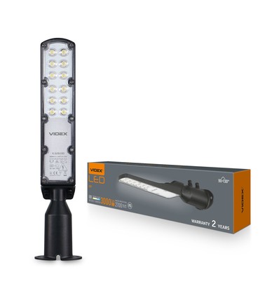 30W LED-Straßenlampe - Ø60mm, IP65, 5000K