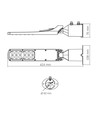 30W LED-Straßenlampe - Ø60mm, IP65, 5000K