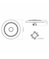 120W LED Straßenbeleuchtung / Parkleuchte - 140lm/W, IP65, Wattage und CCT einstellbar