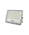 50W Solara LED Flutlicht mit Solarzelle - 1000lm, IP65, 5000K, grau, inkl. Fernbedienung und Solarpanel