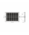 30W Solara LED Flutlicht mit Solarzelle - 3740lm, IP65, 5000K, 96Wh Akku, Aluminium, Außenbereich
