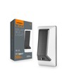 500lm Solara LED Wandleuchte mit Sensor - IP54, 5000K, schwarz, Solar, Außenbereich