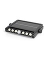 Solar LED Wandleuchte mit Sensor, 600lm - 5000K, IP54, schwarz, Bewegungsmelder