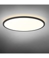 44W LED Deckenleuchte mit Backlight - Ø50cm, IP54, schwarz, 3-CCT, 109lm/W, inkl. Leuchtmittel