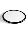 22W LED Decken-/Wandleuchte mit Backlight - IP54, Schwarz, CCT einstellbar, Ø29,3cm, 2400lm