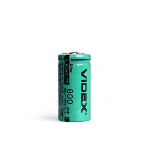 16340 Lithium-Ionen Akku - 800mAh, ohne thermischen Schutz