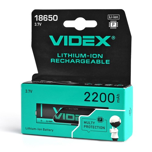 18650-P Lithium-Ionen-Akku - 2200mAh, mit thermischem Schutz