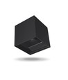 6W quadratische Wandleuchte mit Up/Down-Licht - IP54, schwarz, 2700K, verstellbarer Abstrahlwinkel, inkl. Leuchtmittel