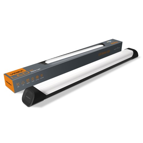60 LED-Leuchte 36W - 5000K, schwarz, 230V, 4000lm