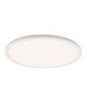 36W Nymphea Flat Duo LED Deckenleuchte - 130lm/W, IP54, Ø40cm, CCT, weißer Rand, inkl. Leuchtmittel