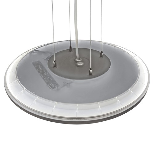 Nymphea Flach Duo 48W - CCT, 230V, 120°, IP54, Ø500x26mm, weiß, rund.