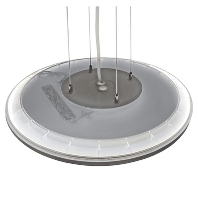 Nymphea Flach Duo 48W - CCT, 230V, 120°, IP54, Ø500x26mm, weiß, rund.