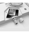15W Vika LED Bulkhead - IP65, 5000K, 190x190mm, weiß, Wand-/Deckenleuchte