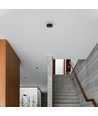 PIR Bewegungs- und Lichtsensor - 360 Grad, 8m Reichweite, IP20, schwarz, Innenbereich