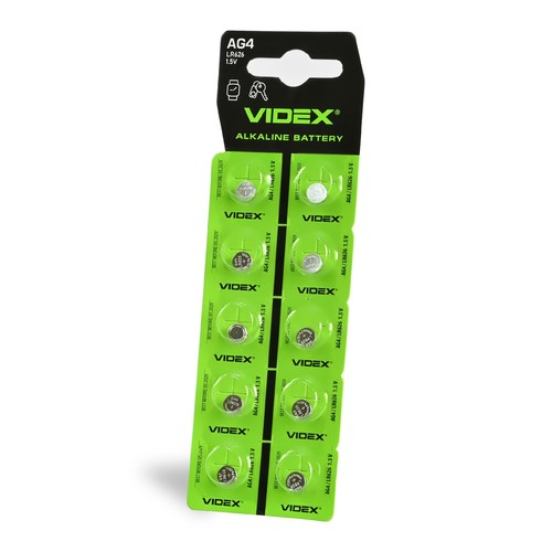 10 Stk. AG4/LR626 - Alkaline Batterie, 10er Pack