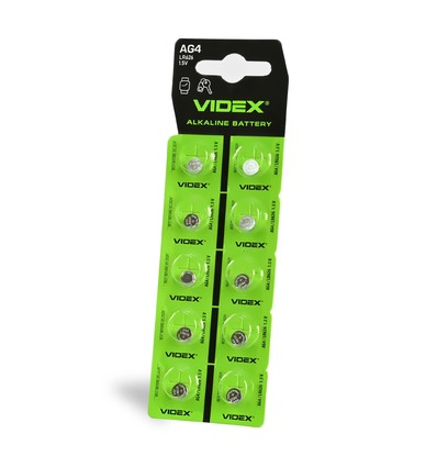 10 Stk. AG4/LR626 - Alkaline Batterie, 10er Pack