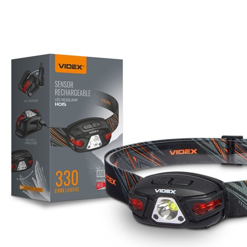 LED-Stirnlampe wiederaufladbar - 5000K, 330lm, IP67