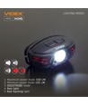 LED-Stirnlampe wiederaufladbar - 5000K, 330lm, IP67